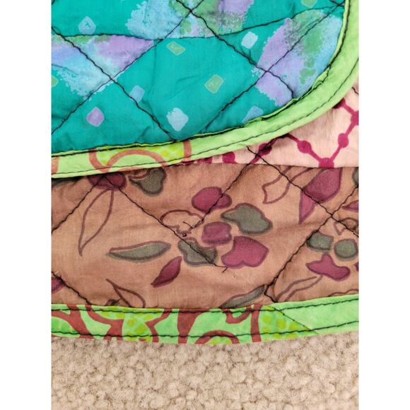 Sacred Threads Silk Quilted Patchwork Artsy Cottage Granola Girl Jacket Size XL - Picture 6 of 7